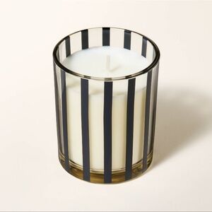 Kate Spade Stripe Glass ‘Face In The Sun’ Scented Candle